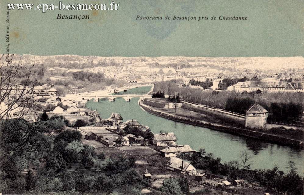Besançon - Panorama de Besançon pris de Chaudanne